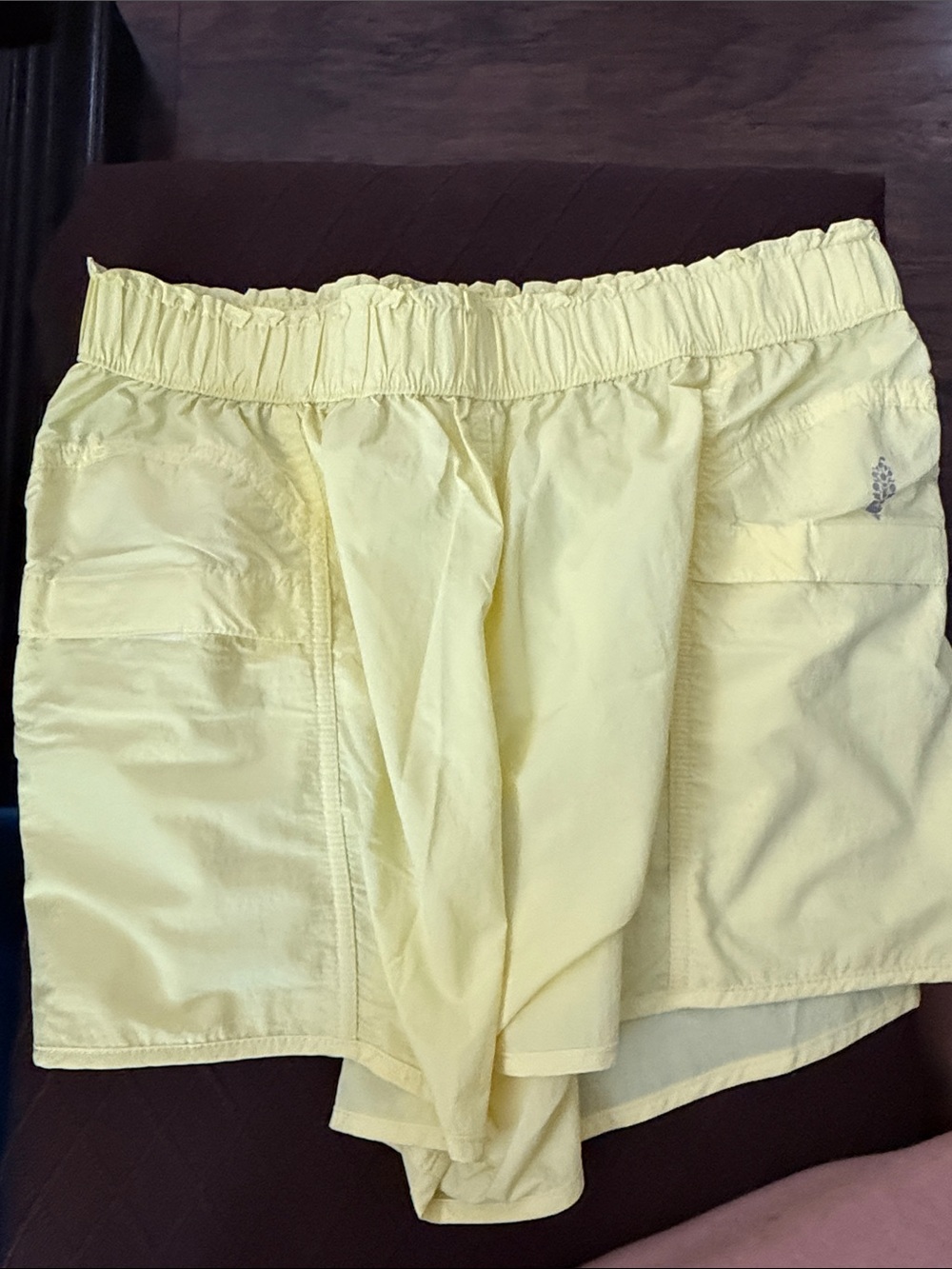 NWT Free People Light Yellow Women's Elastic-Waist Shorts